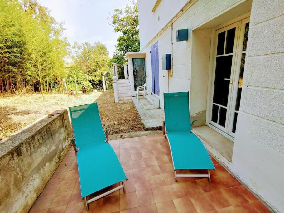 Maison De Charme A 200 Bord De Mer, Terrasse, Jardin- Lesclesdenicole Le Pradet Exterior foto
